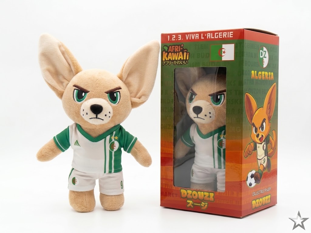 Peluche Afri-Kawaii® - Fennec Algérien DZOUZI - Edition Limitée (27cms)