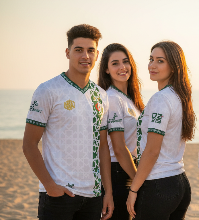 Maillot Officiel DZ 213 - Édition "Les Z'Hommes" par Kyodai Design